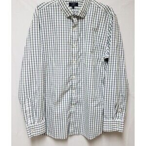 J.Crew Men’s Checkered Long Sleeve Button-Down Career Shirt XL Pre-Owned Fair